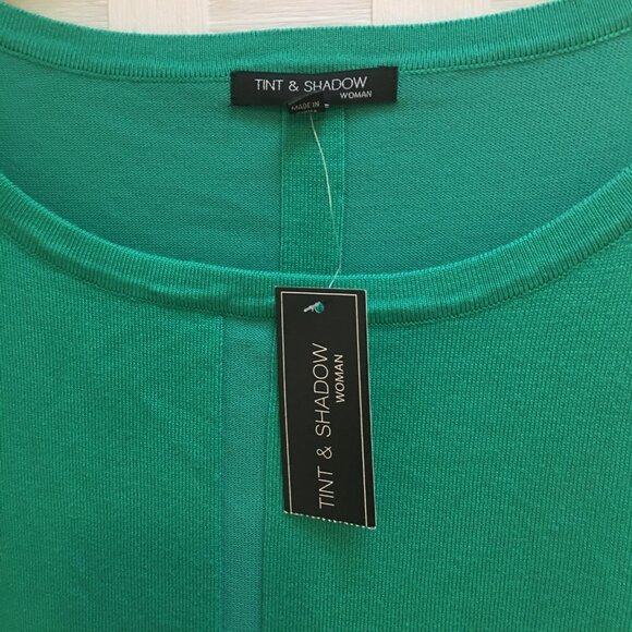 Nwt Tint & Shadow green tunic sweater 1X - Picture 6 of 10